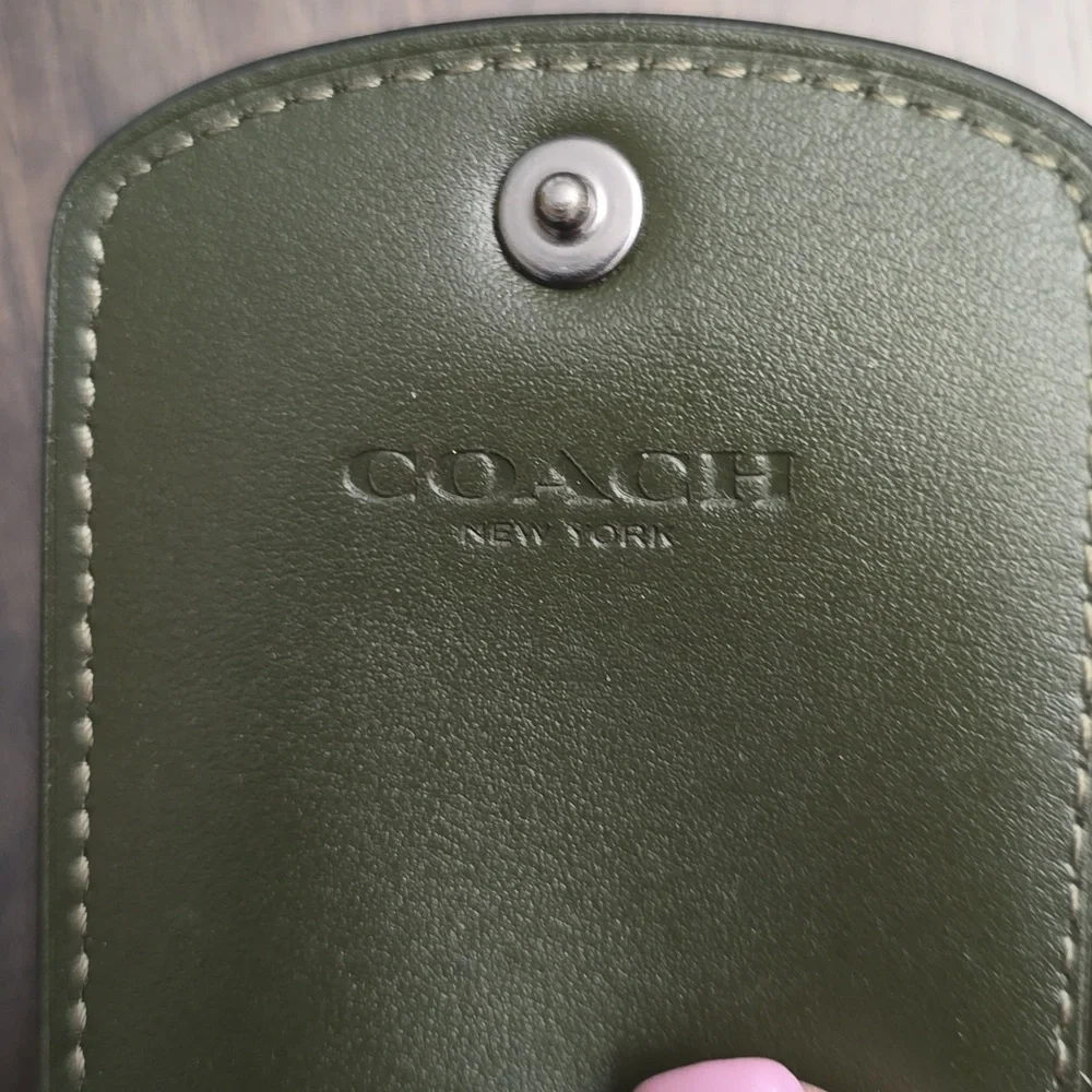 NWT Coach Camouflage Luggage Tag Camo Bag Tag